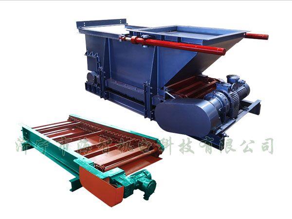 鏈板式給料機(jī)包括電控系統(tǒng)，電控系統(tǒng)包括就地控制系統(tǒng)和/或遠(yuǎn)程控制系統(tǒng)